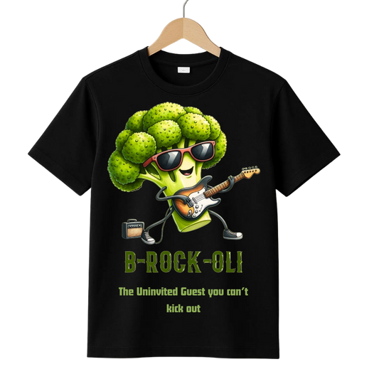 Brocolli Univited guest Black Crew T-Shirt