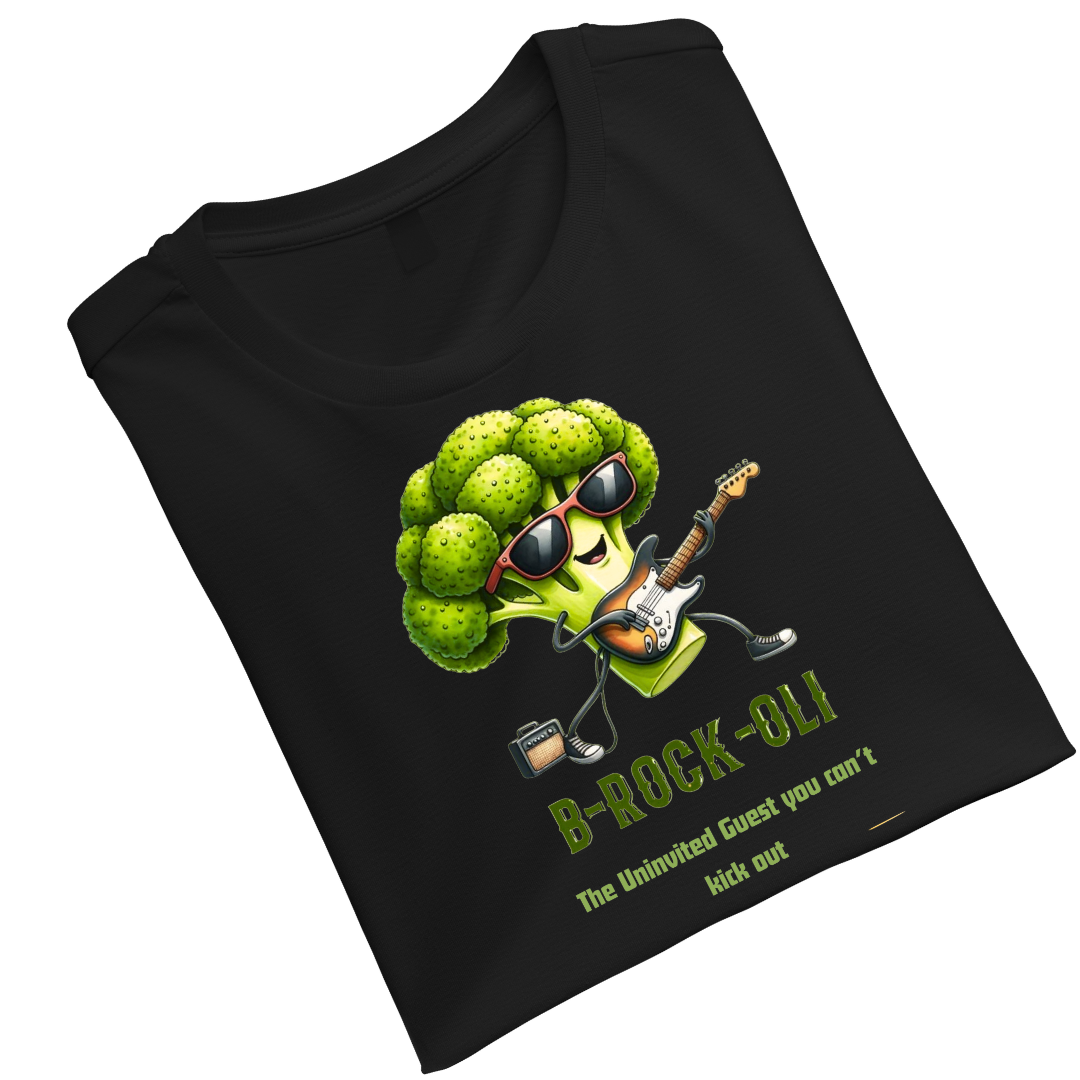 Brocolli Univited guest Black Crew T-Shirt