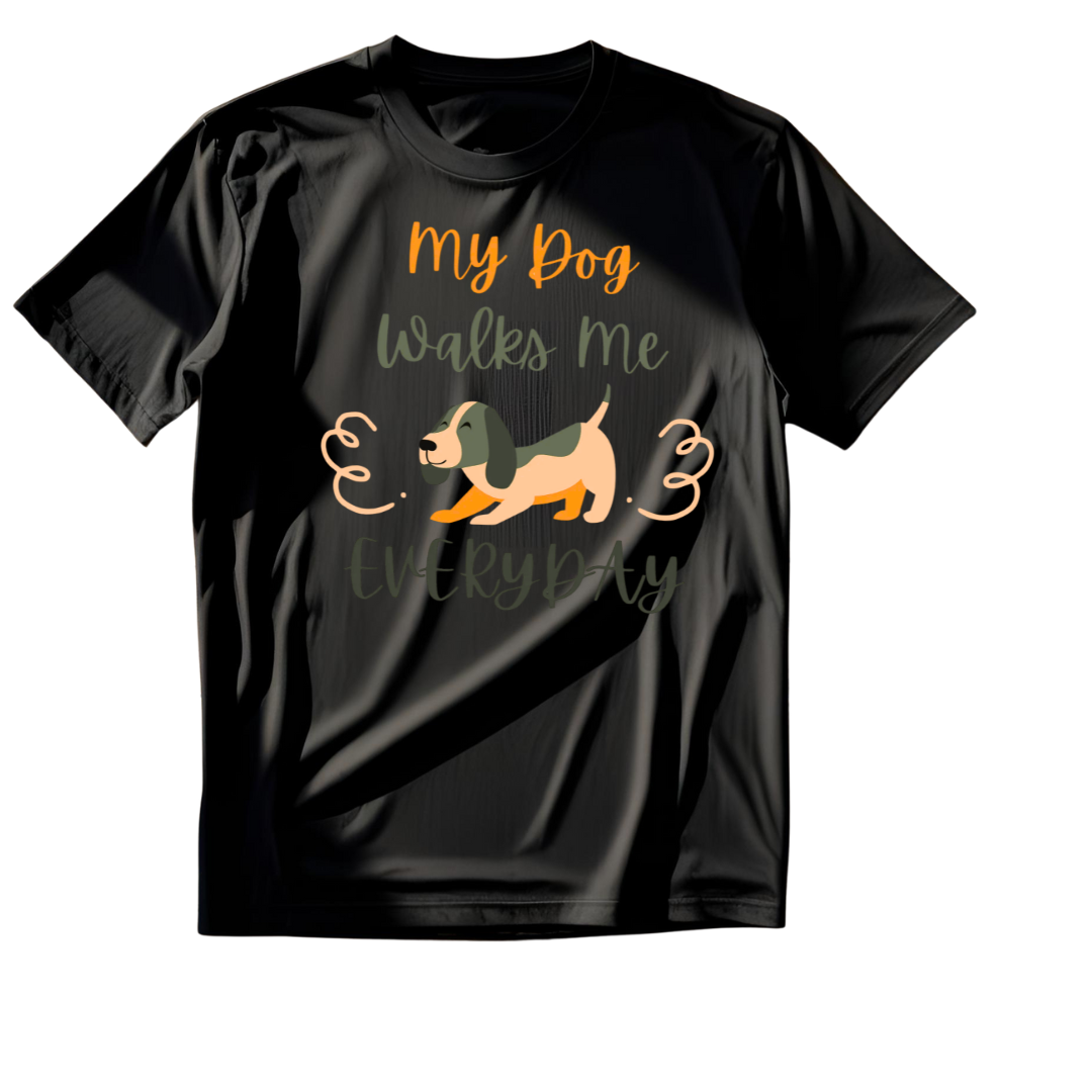 My Dog walks me everyday