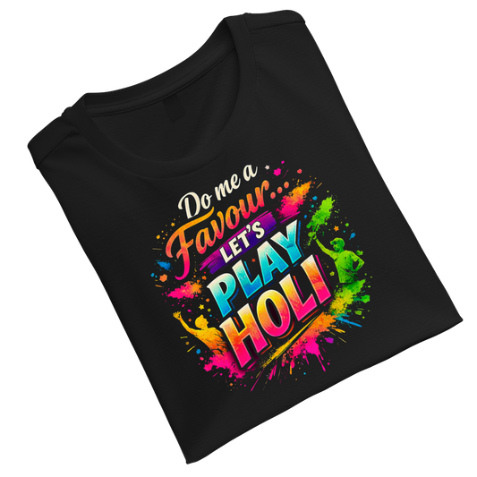 Holi Lets Play Unisex Standard Crew T-Shirt