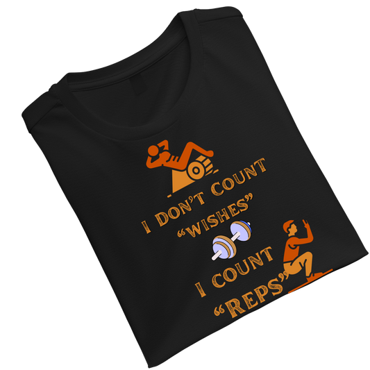 I dont count wishes i count rep Crew T-Shirt