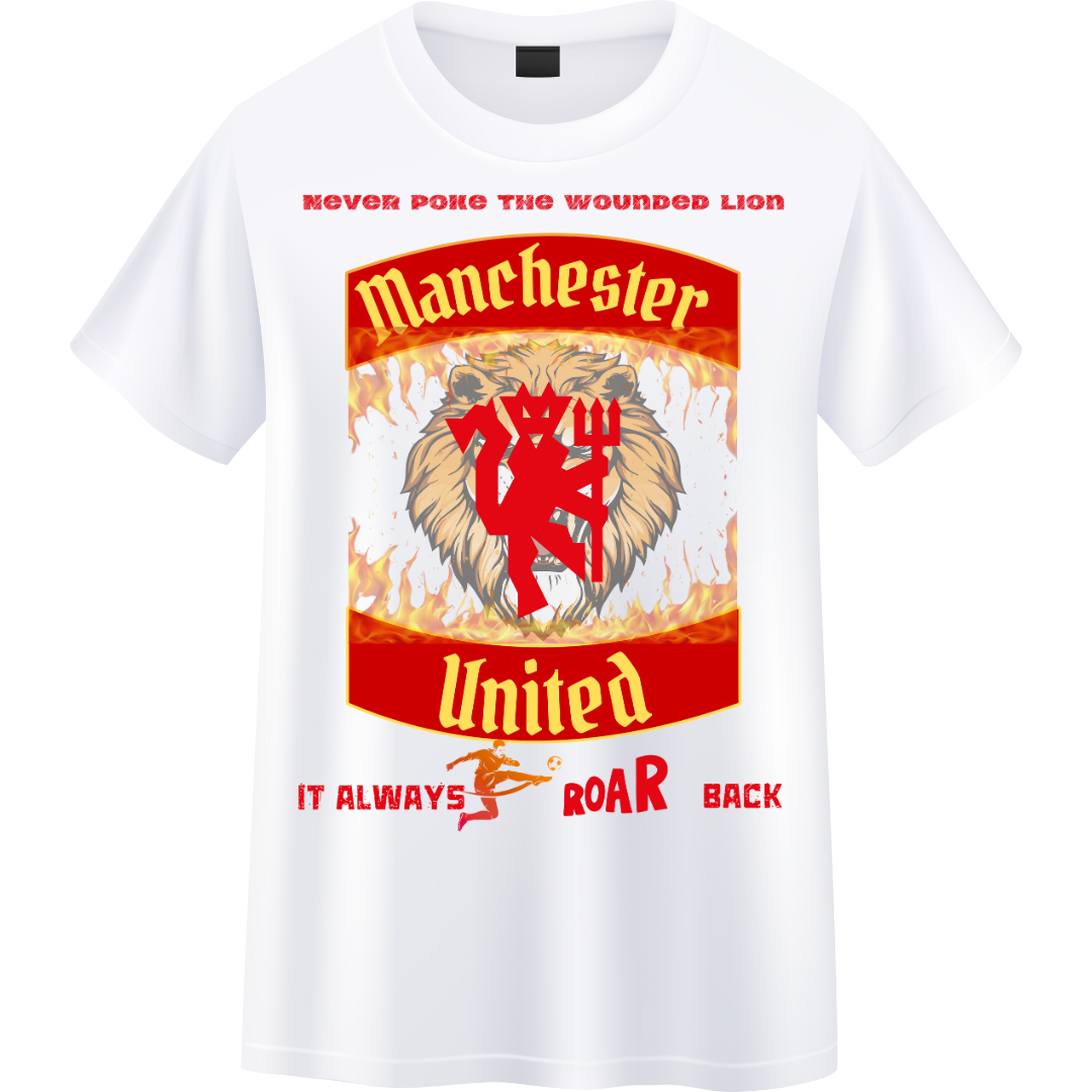 Manchester United Roars Back Crew T-Shirt
