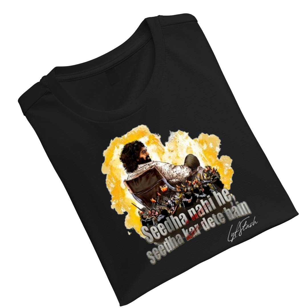 Seedha bna dete hai Unisex Standard Crew T-Shirt