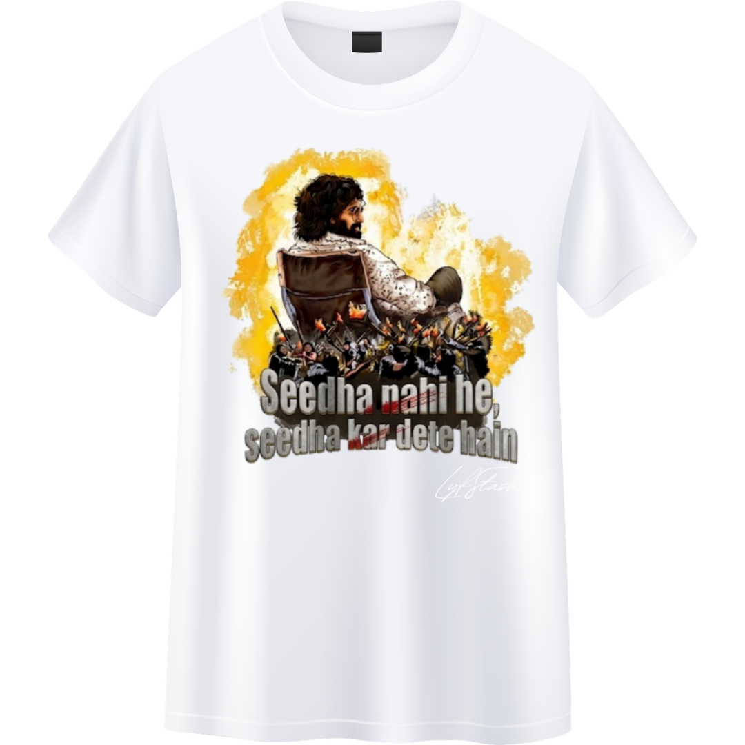 Seedha bna dete hai Unisex Standard Crew T-Shirt