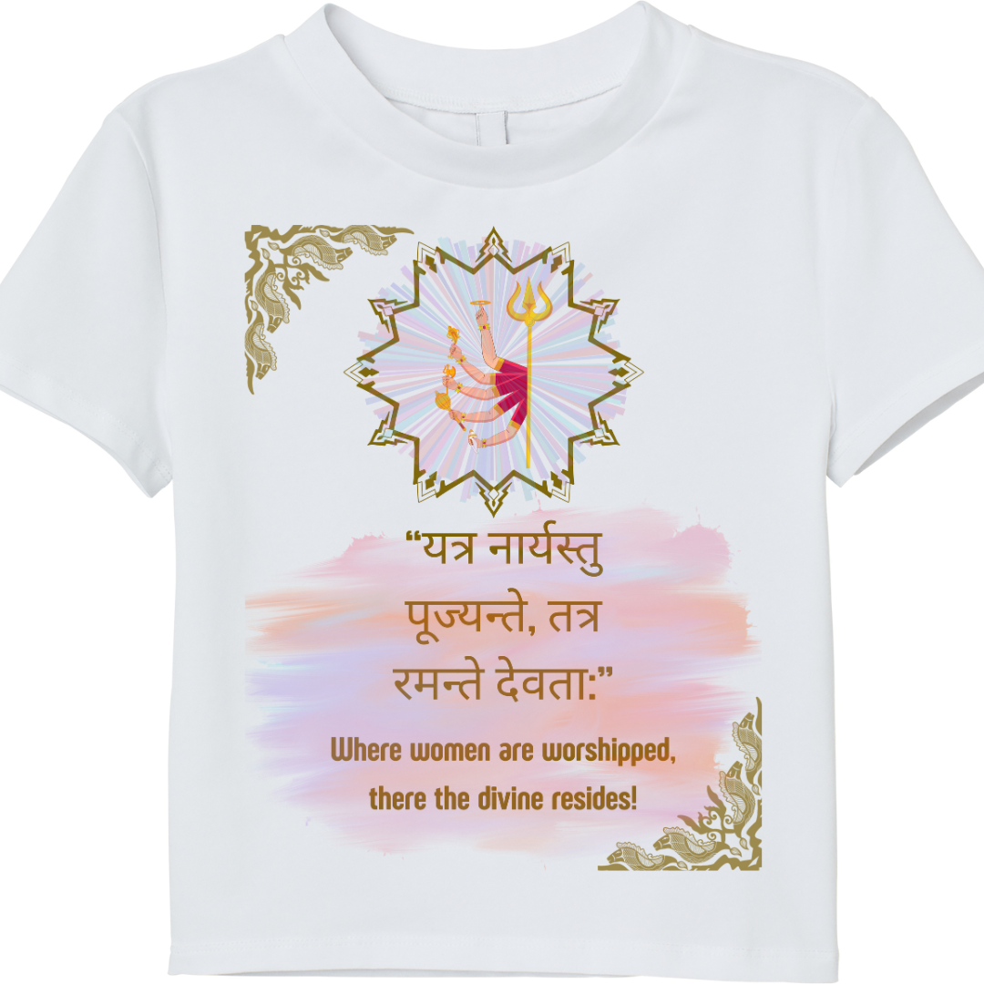 women worshiped divine reside Crew T-Shirt